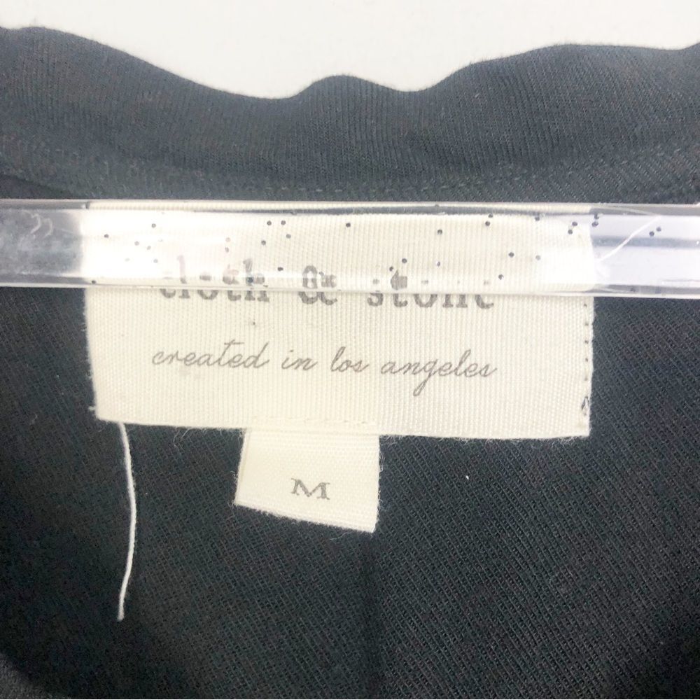 CLOTH & STONE | Black V-Neck Sleeveless Tank Dress Women’s Size Medium - Picture 6 of 8